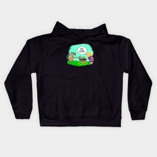 Alien in the Park Kids Hoodie